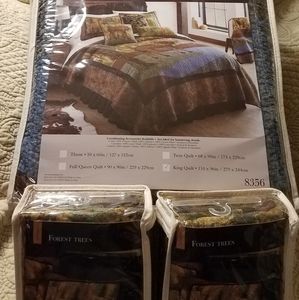 1 King quilt (110" x 96") 2